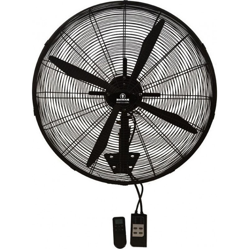 Human FLW-650HRI Ανεμιστήρας Τοίχου Επαγγελματικός 200W με Τηλεχειριστήριο 65cm