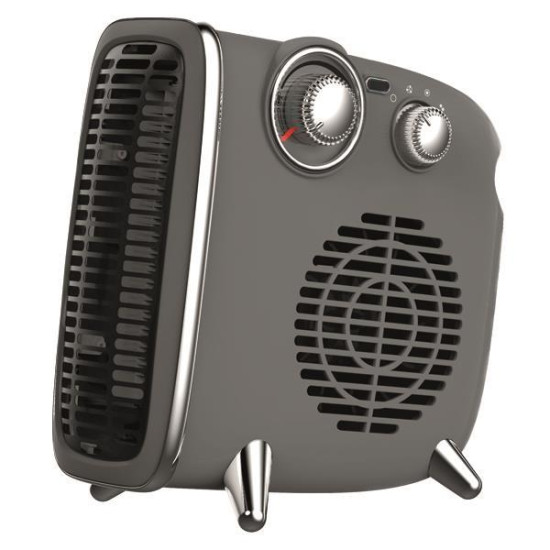 ΑΕΡΟΘΕΡΜΟ ΔΩΜΑΤΙΟΥ VINTAGE 1800W ΓΚΡΙ ΑΕΡΟΘΕΡΜΟ ΔΩΜΑΤΙΟΥ VINTAGE 1800W ΓΚΡΙ