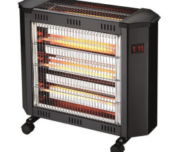 ΘΕΡΜΑΣΤΡΑ ΧΑΛΑΖΙΑ 2400W ΜΑΥΡΗ ΜΕ ΑΝΕΜΙΣΤΗΡΑ & ΥΓΡΑΝΤΗΡΑ